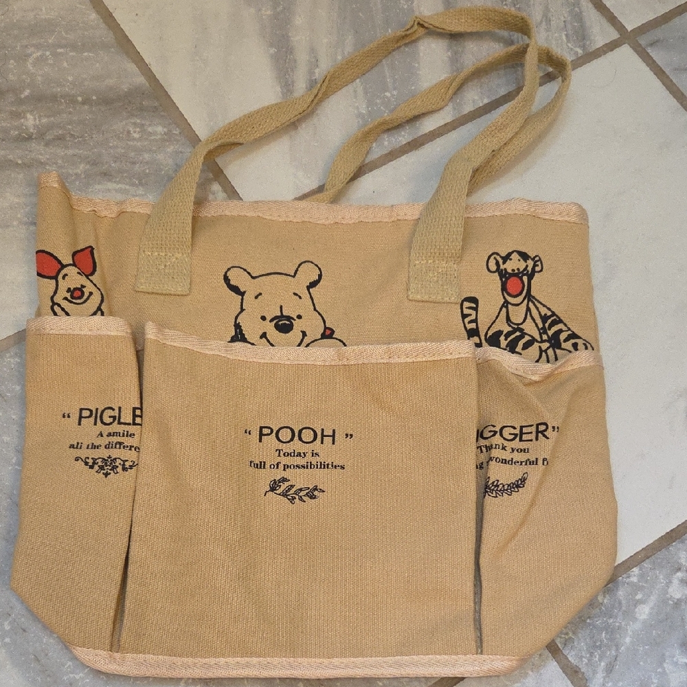 Winnie the Pooh Canvas Tote Bag